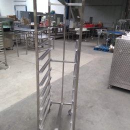 Mobile s/s rack (10 levels)